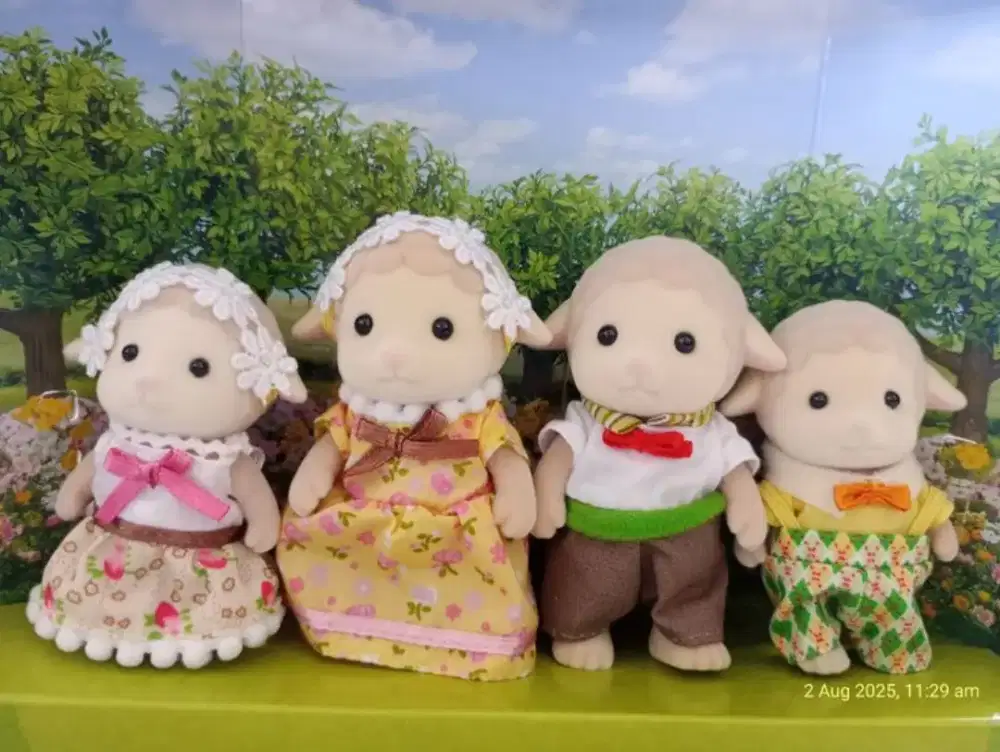Sylvanian Sheep Family Japan Edition