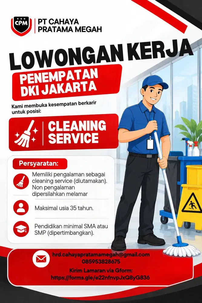 Lowongan Cleaning Service