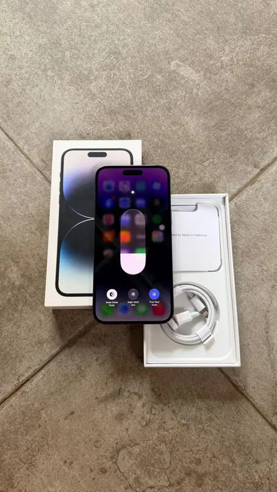 Iphone 14 Promax 256GB Deep Purple All Operator ON Terdaftar Fullset