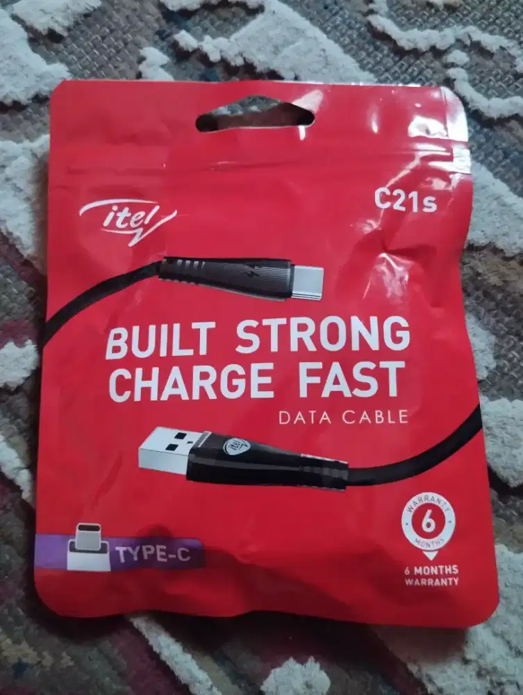 KABEL DATA ITEL FAST CHARGING GARANSI RESMI