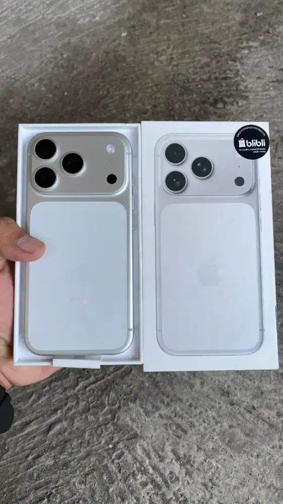 iPhone 17 Pro 256GB (Silver), Resmi Blibli, BH100%/70, Grs Juli 2027