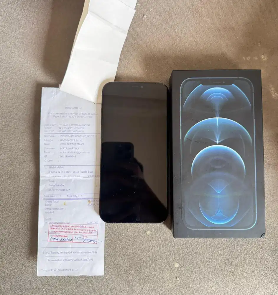 iPhone 12 Pro Max iBox 128GB Fullset
