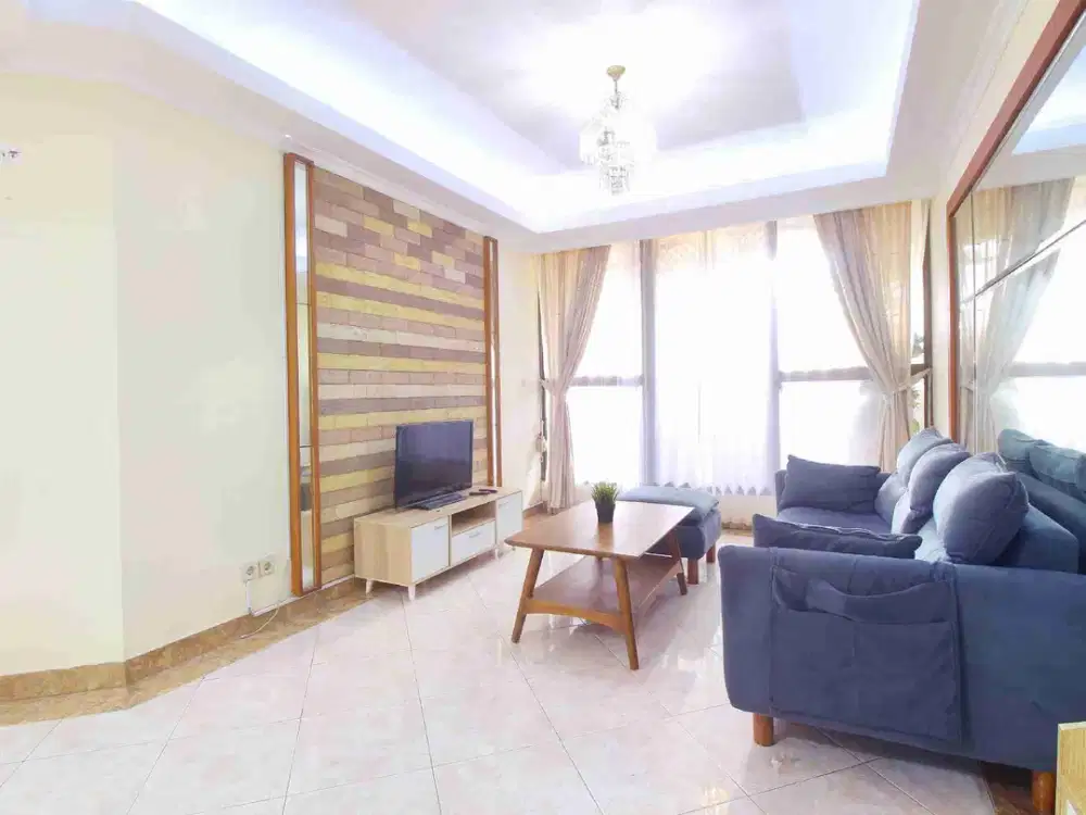 Sewa Apartment Taman Rasuna 3 Kamar View Taman dekat Perkantoran Jakarta Selatan