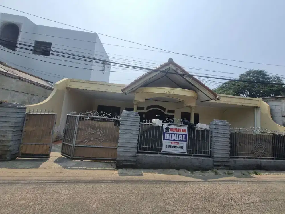 Rumah Luas 1 Lantai 11 Menit ke Stasiun Depok Baru Siap Huni J-59664