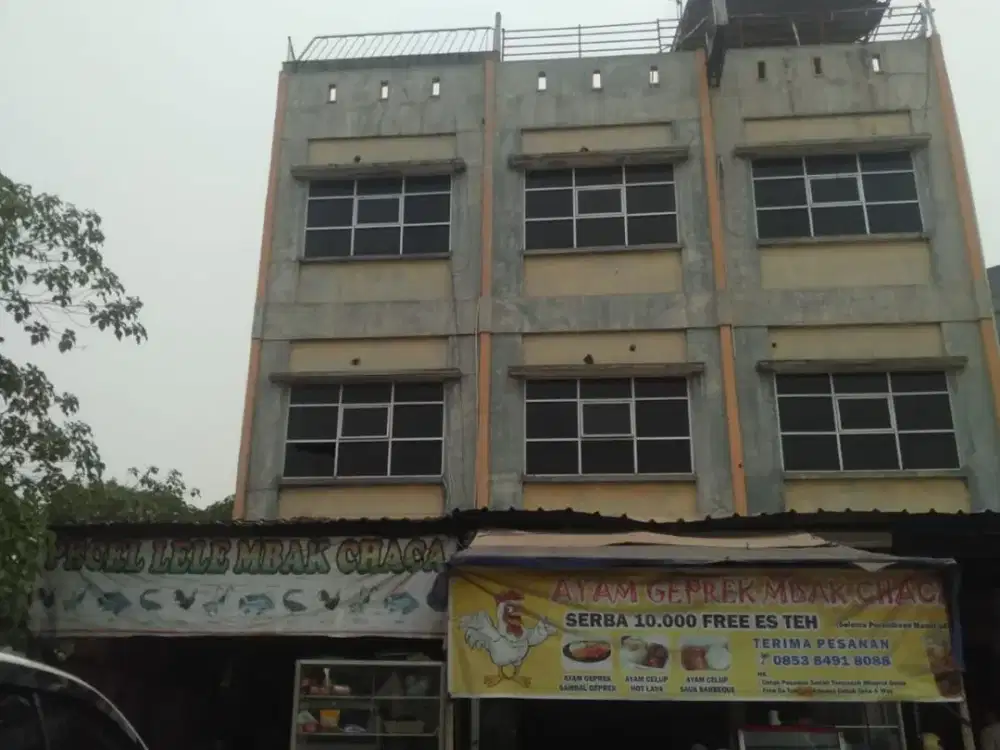 DIJUAL RUKO BISNIS 4 LANTAI KAWASAN 7 ULU PALEMBANG