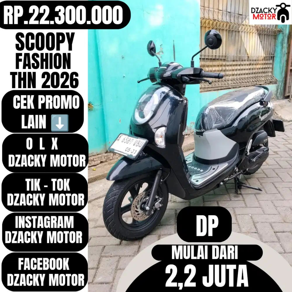 SCOOPY FASHION 2026 SECOND LIKE NEW