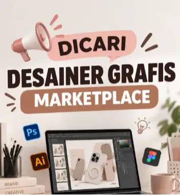 DICARI DESAINER GRAFIS / EDITOR UNTUK MARKETPLACE