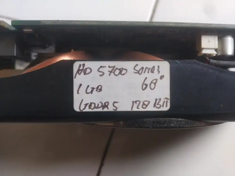 Vga radeon HD 5700 ddr5 1gb 128 bit