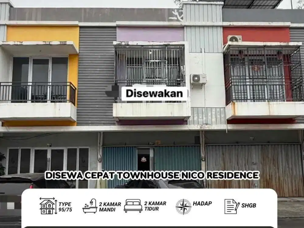 DiSewakan Townhouse‼
Nico Residence - Pasir Putih
