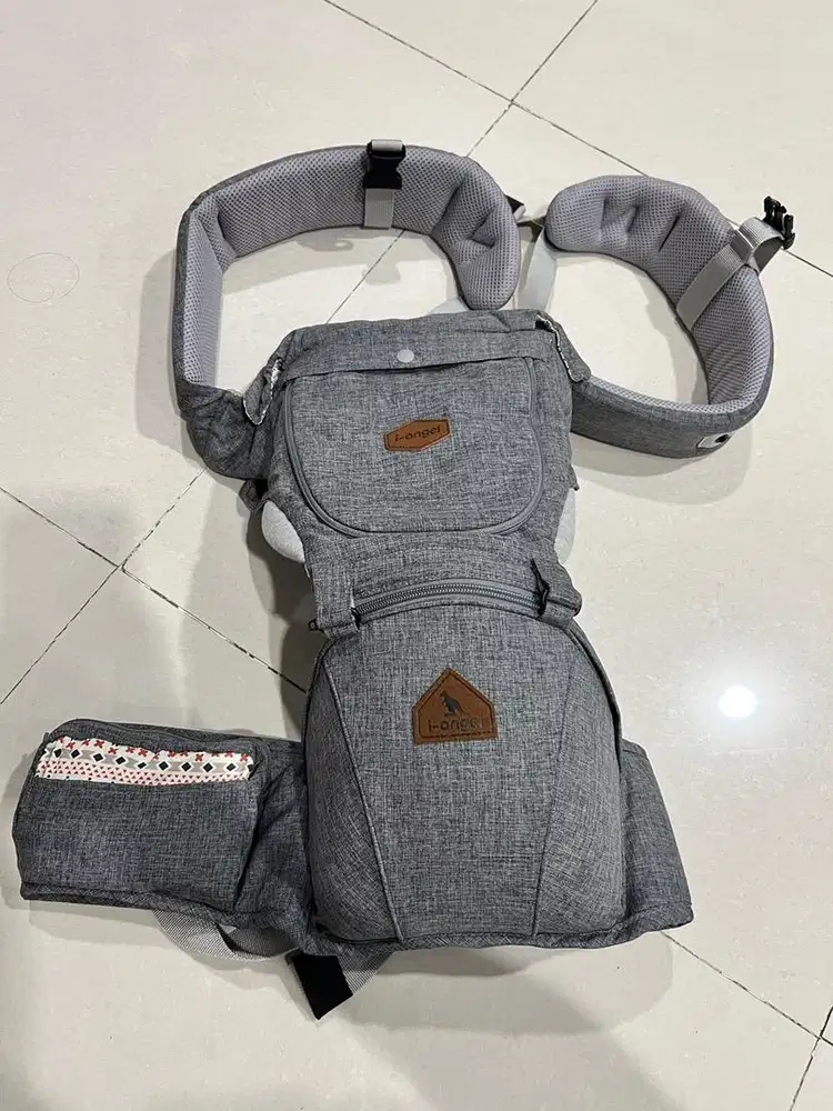 Baby Carrier I-Angel Miracle Melange Grey Second