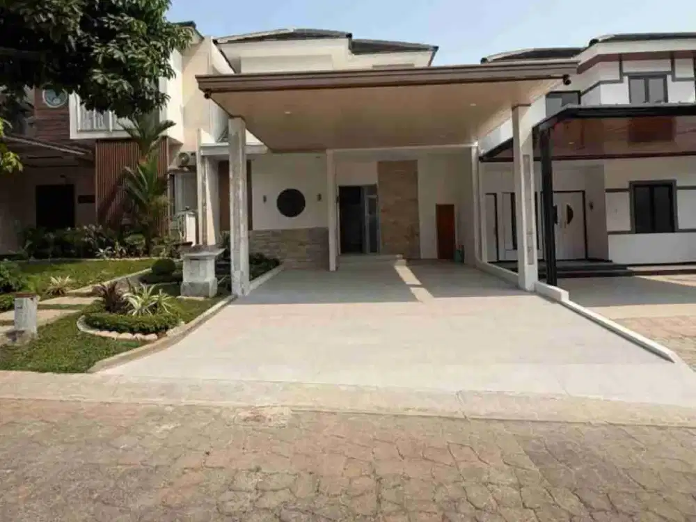 RUMAH 2 LANTAI KOTA WISATA CIBUBUR SHM FULL RENOV BANGUNAN RAPI SIAP HUNI