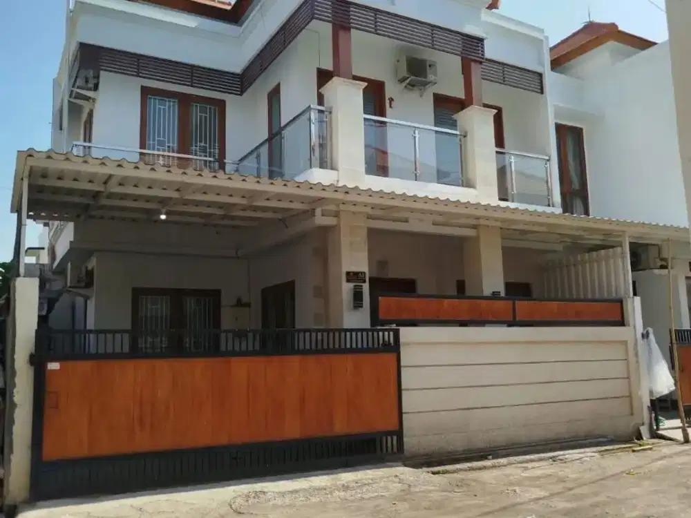 Rumah 2 Lantai Modern Minimalis 3 Kamar Tidur View Sawah di Cokroaminoto