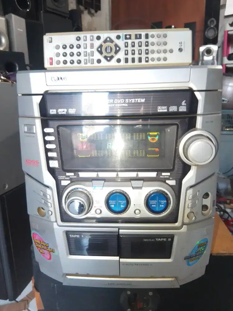 LG Amplifier Home Theater 5 ch, remote, full ori, utuh, mulus
