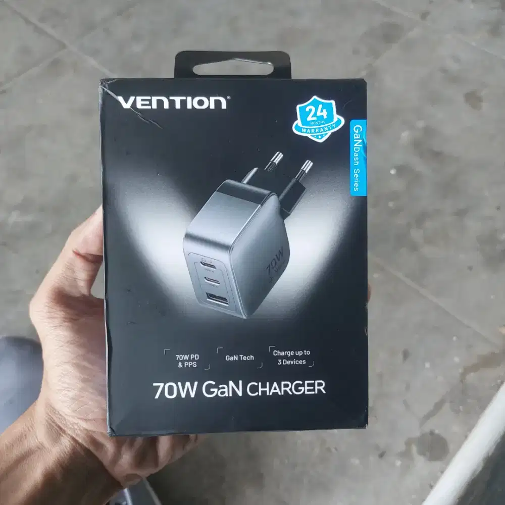 Charger Vention GaN Dash 70W