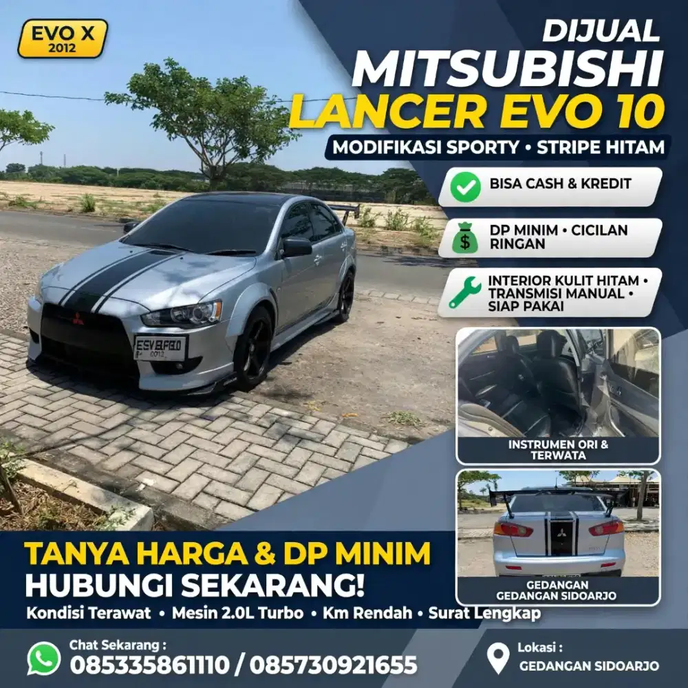 LANCER EVO 10 BISA KREDIT