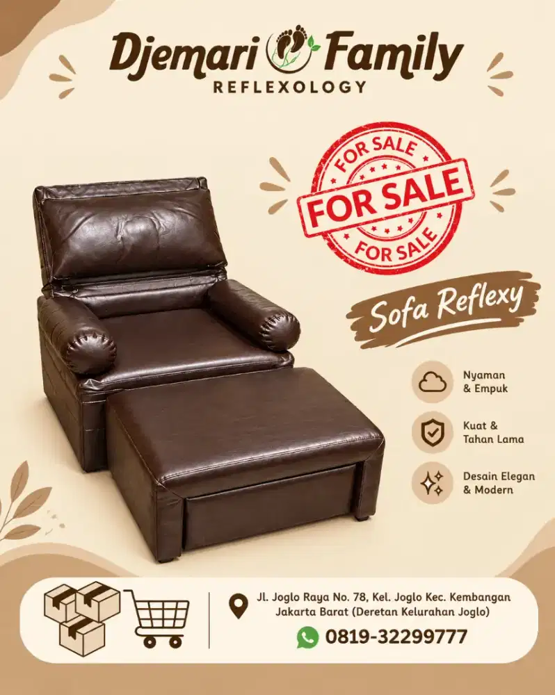Sofa Kursi Pijat Reflexy Massage terapi punggung back theraphy