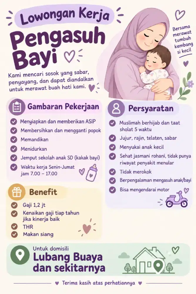 Lowongan Pengasuh Anak