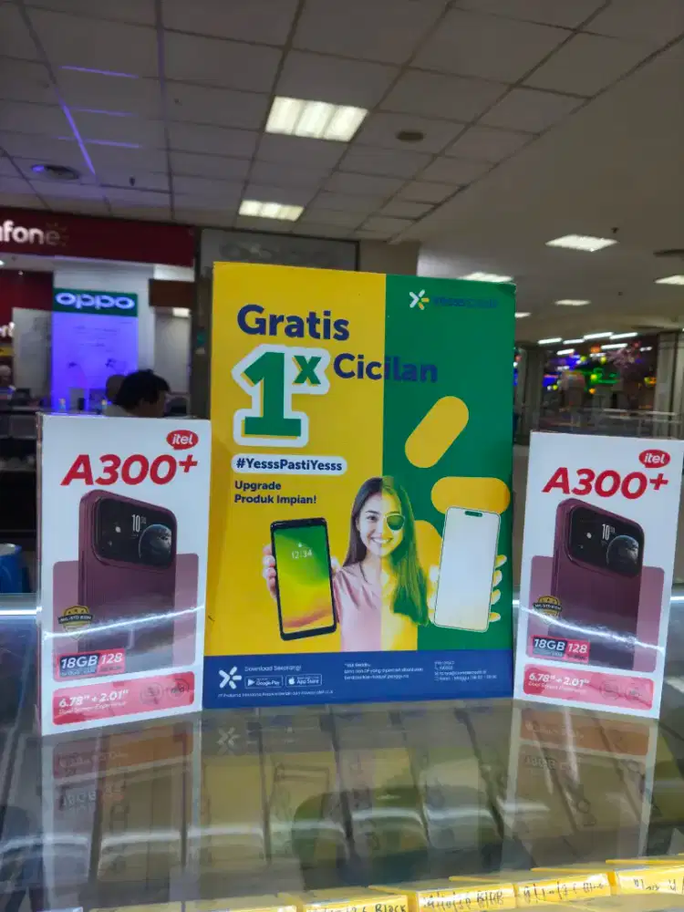 Cicilan hp itel A300+ cuma pakai ktp aja