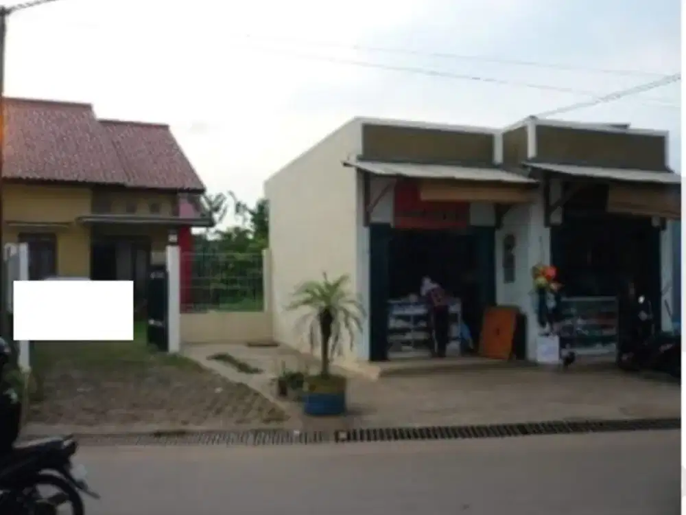 Dijual Rumah Posisi Hook dan Kios 2 Pintu Super Murah Lokasi Strategis Sudah SHM di Tigaraksa Tangerang