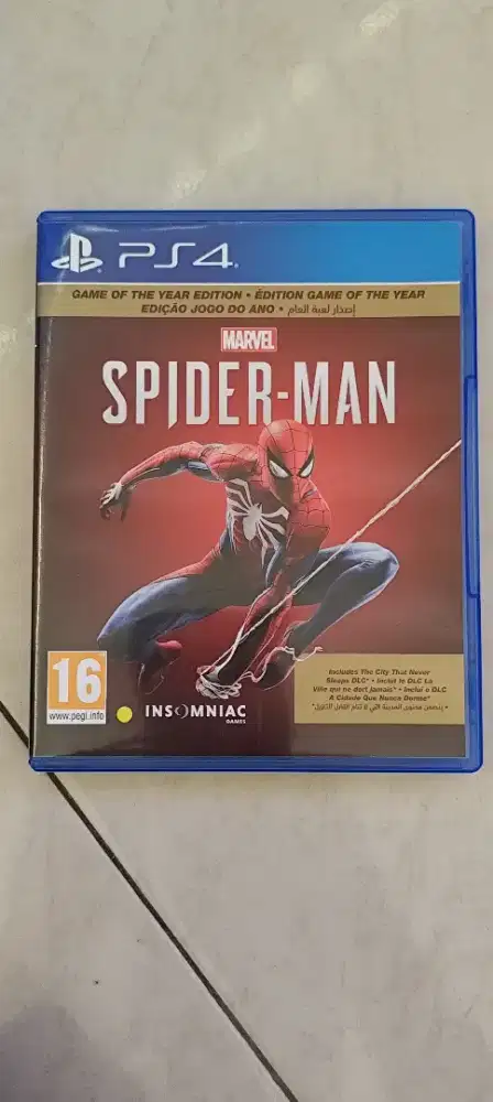 KASET PS4 SPIDERMAN