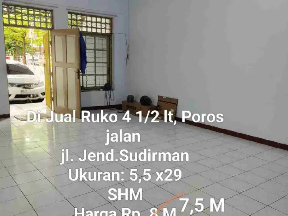 Dijual Cepat Ruko 4.5 lantai Jl. Jendral Sudirman Makassar