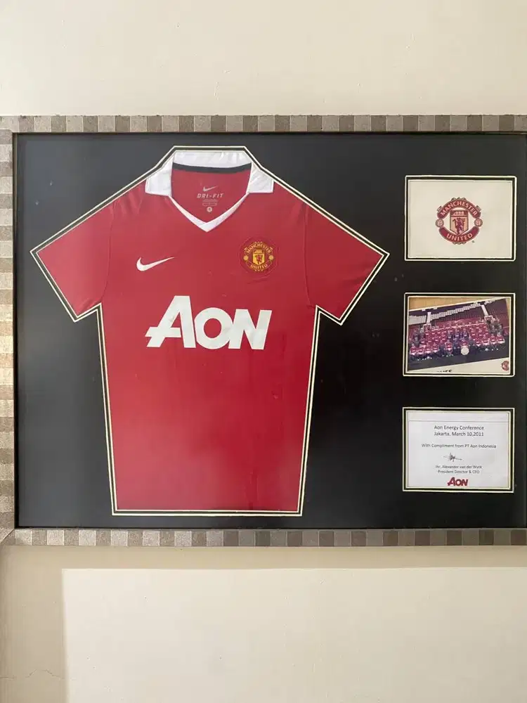 Pajangan Jersey Manchaster United 2010 ORI Langsung dari klub