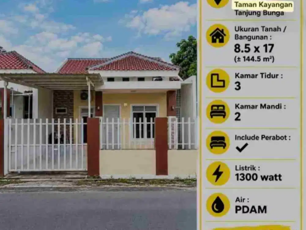 Dijual Rumah Taman Kayangan Tanjung Bunga Makassar