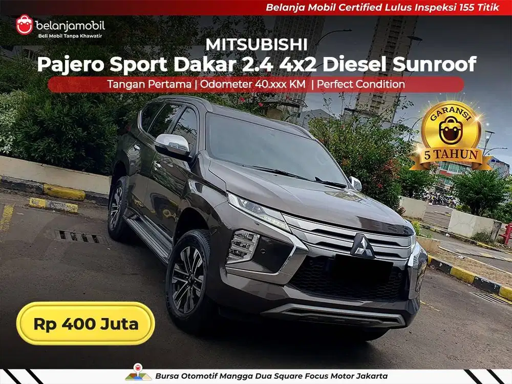 [ GARANSI 5THN ] Mitsubishi Pajero Sport Dakar 2.4 AT 2020/2021/2022