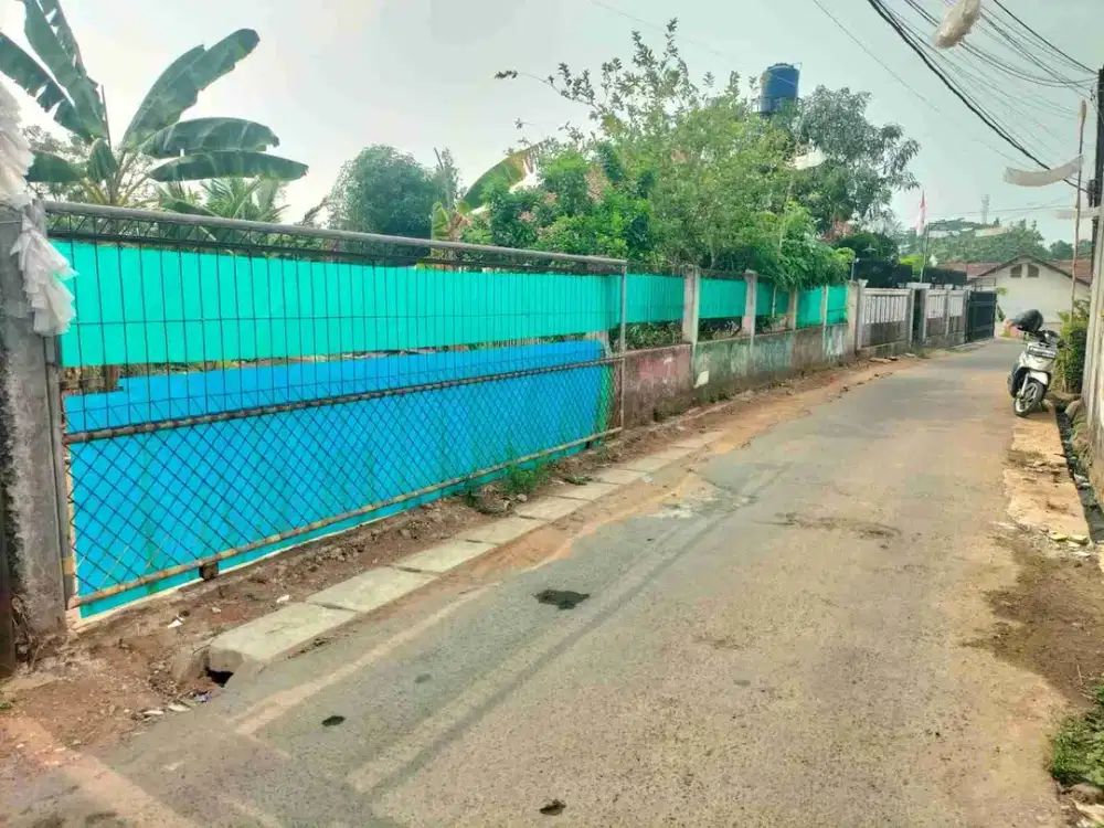 jual tanah pinggir jalan cocok buat kontrakan, tempat tinggal atau gudang