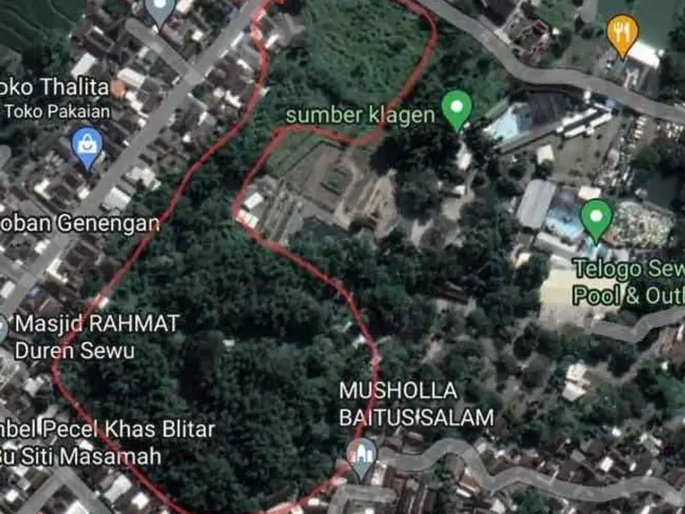 DIJUAL TANAH NOL JALAN PANDAAN LOKASI SANGAT STRATEGIS SEBELAH MANG ENGKING DAN DEKAT ICC PANDAAN