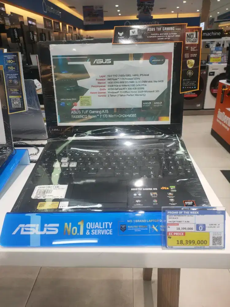 Laptop Asus TUF Gaming A15 Ryzen 7