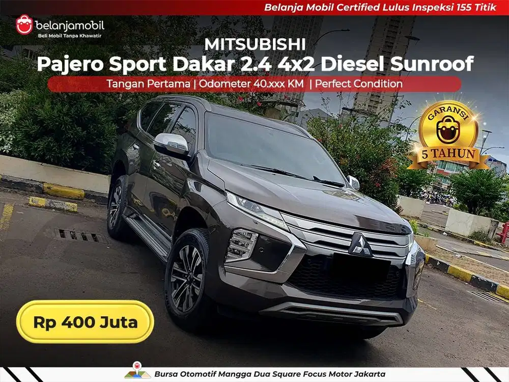 [ GARANSI 5THN ] Mitsubishi Pajero Sport Dakar 2.4 AT 2020/2021/2022