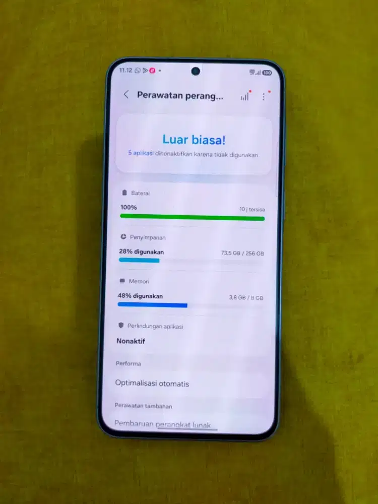 Samsung A57 5G 8/256 GB mulus lengkap