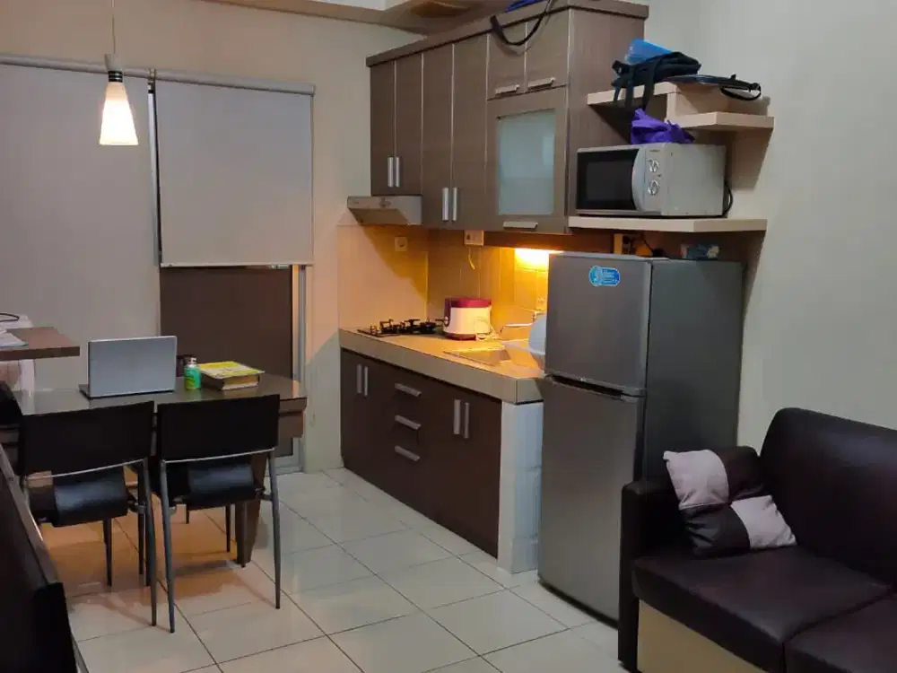 Disewakan Terawat, Siap Huni. Mediterania Garden 2, 2 Kamar Full Furnish