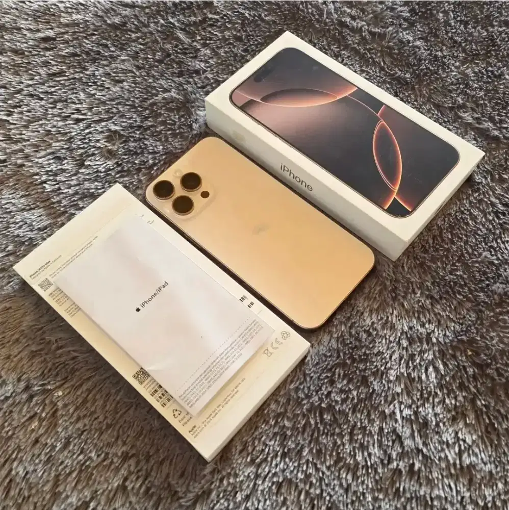 IPHONE 16 PROMAX 256GB DESSERT MULUS ISTIMEWA