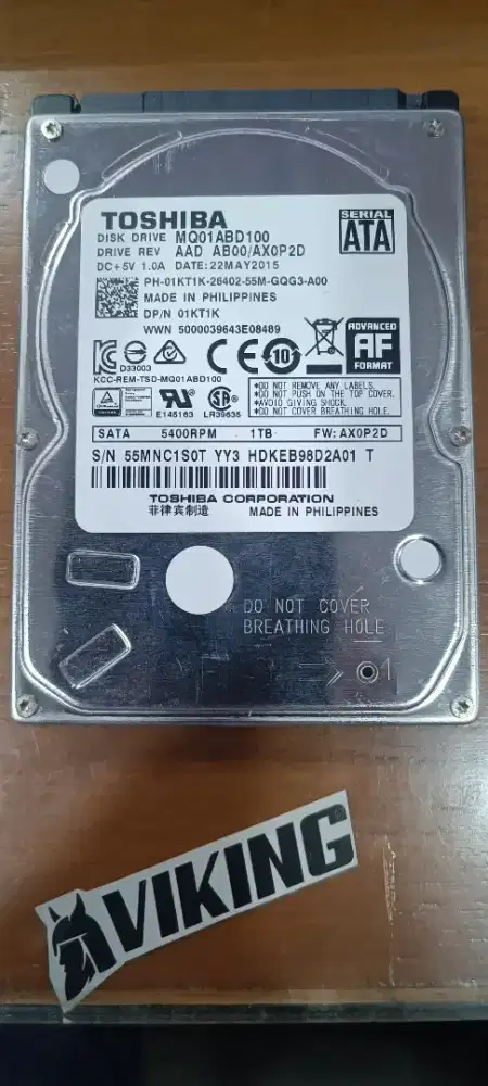 Hardisk SATA 1Tb Toshiba
