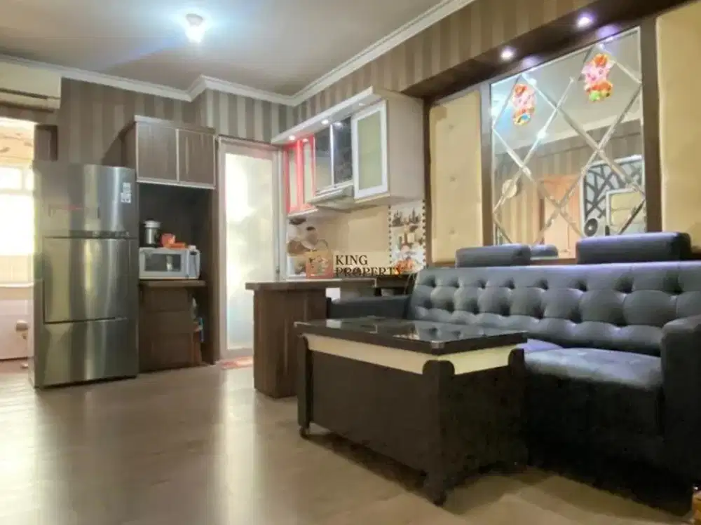 Jarang Ada! Unit Hook 3Br 50M2 Interior Full Furnished , View Laut Apartemen Green Bay Pluit Greenbay