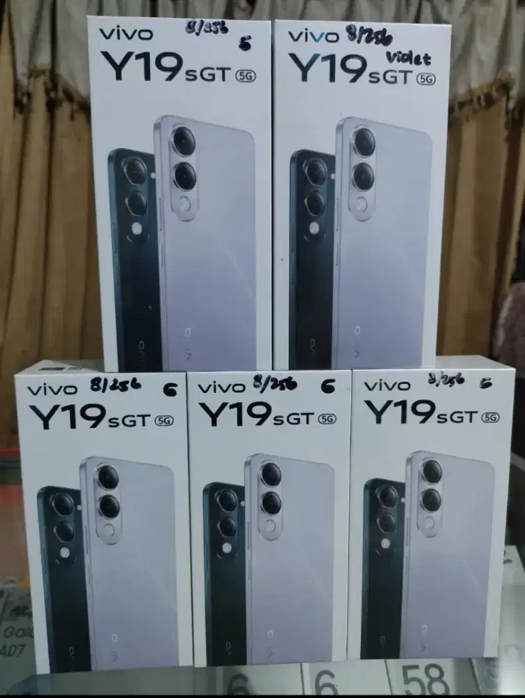 New Vivo Y19s GT 5G-8/256 GB Garansi Resmi 1 Tahun