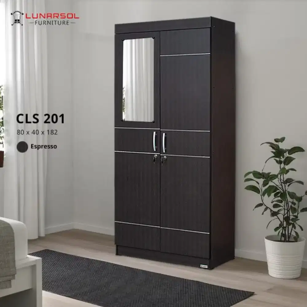 Lemari pakaian 2pt lunar