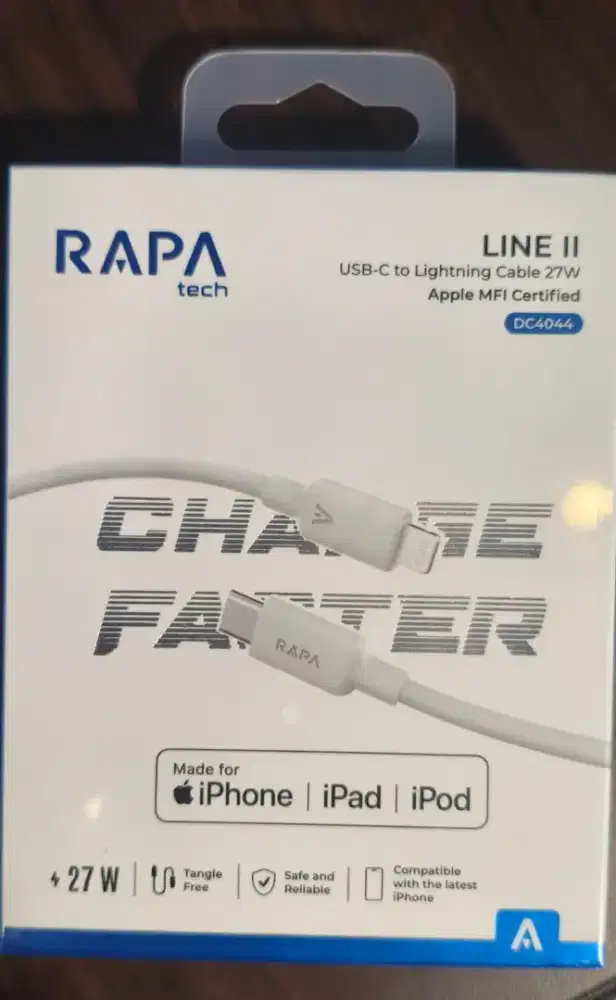 RAPAtech DC4044 (Line II) kabel data USB-C to Lightning