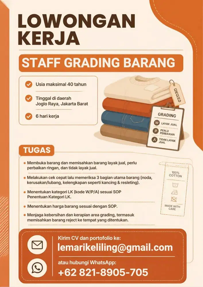 DICARI!! GRADING TIM!!