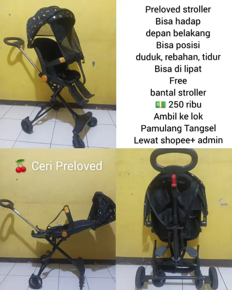 Stroller traveling Preloved