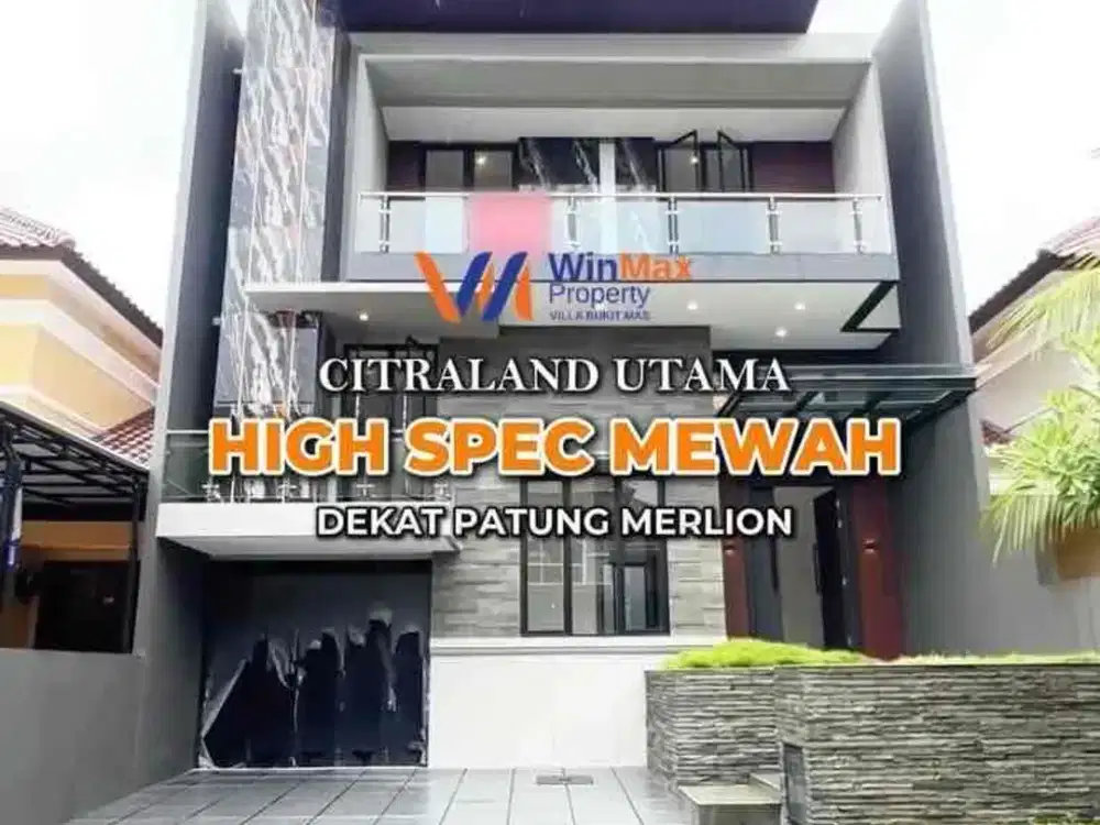 DIJUAL RUMAH MEWAH BARU GRESS citraland surabaya