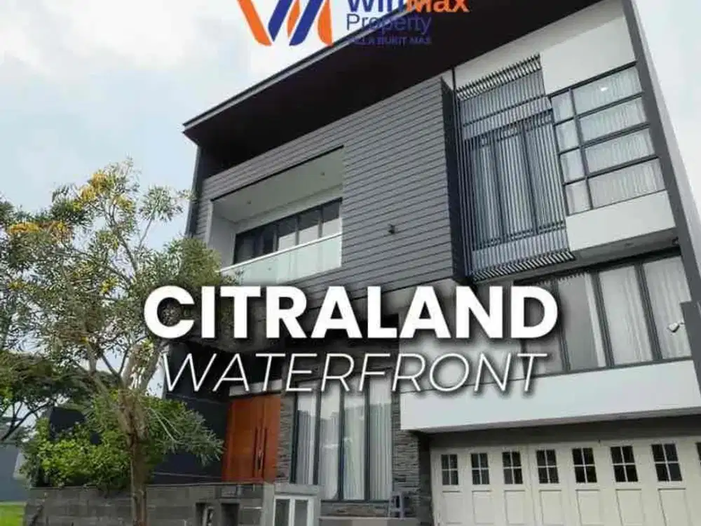 Dijual rumah waterfront  Citraland, split level surabaya barat