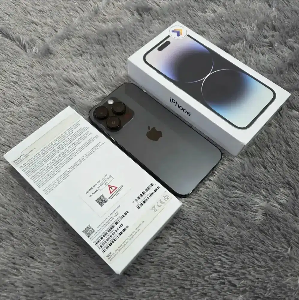 IPHONE 14 PRO 128GB BLACK GARANSI RESMI IBOX