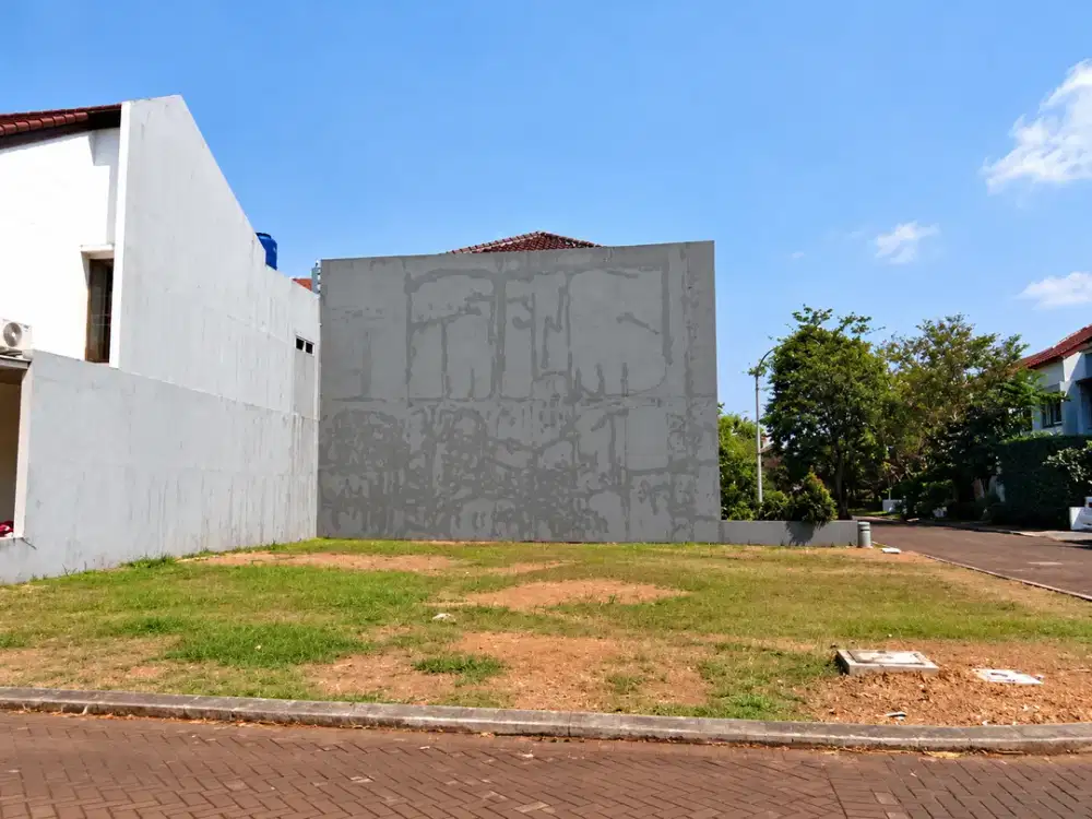 Kavling Residensial Hoek luas 14x16 221meter Cluster Alamanda JGC Jakarta Garden City Cakung