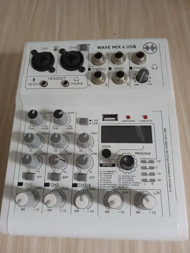 Mixer Audio Merk Wave
