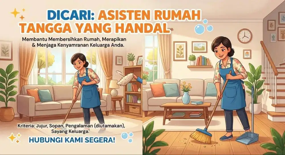 Dibutuhkan ART dan Babysitter Semi ART