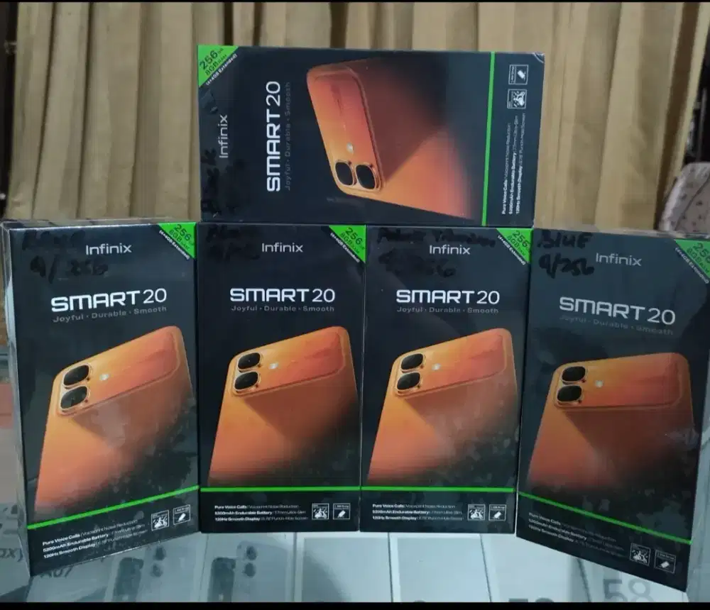 New Infinix Smart 20-4/256 GB Garansi Resmi 1 Tahun
