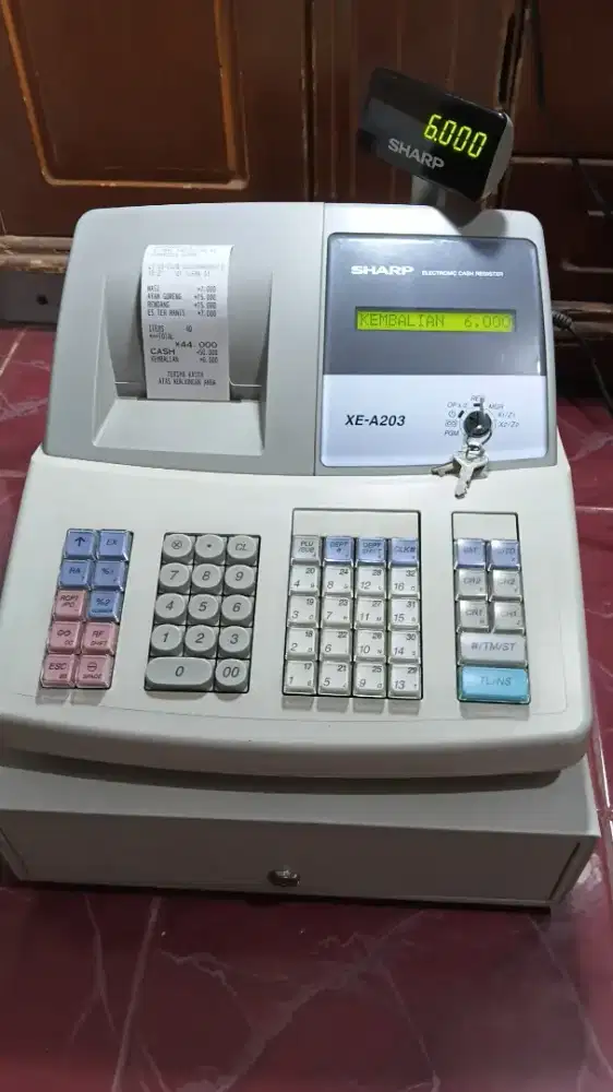Jual Mesin kasir / cash register sharp XEA203